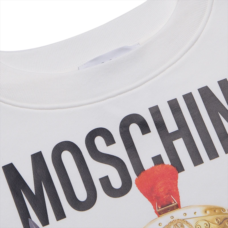 Moschino 莫斯奇诺 女士白色长袖运动衫 EV1702-5527-2002-912 商品