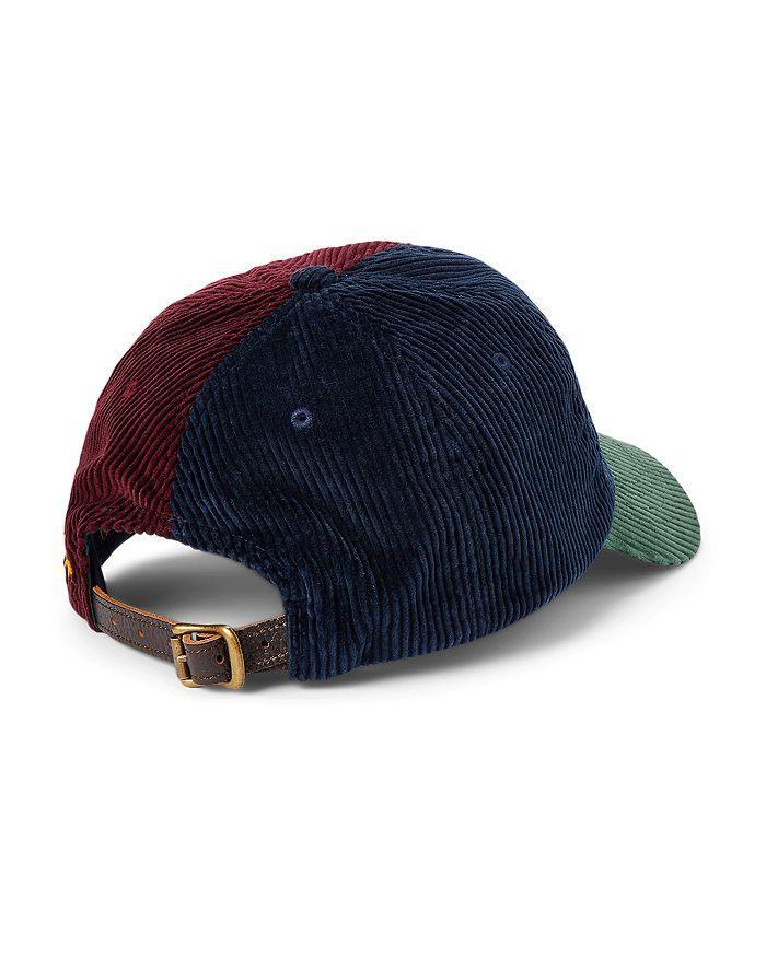 商品Ralph Lauren|Corduroy Colorblocked Logo Baseball Hat,价格¥512,第4张图片详细描述