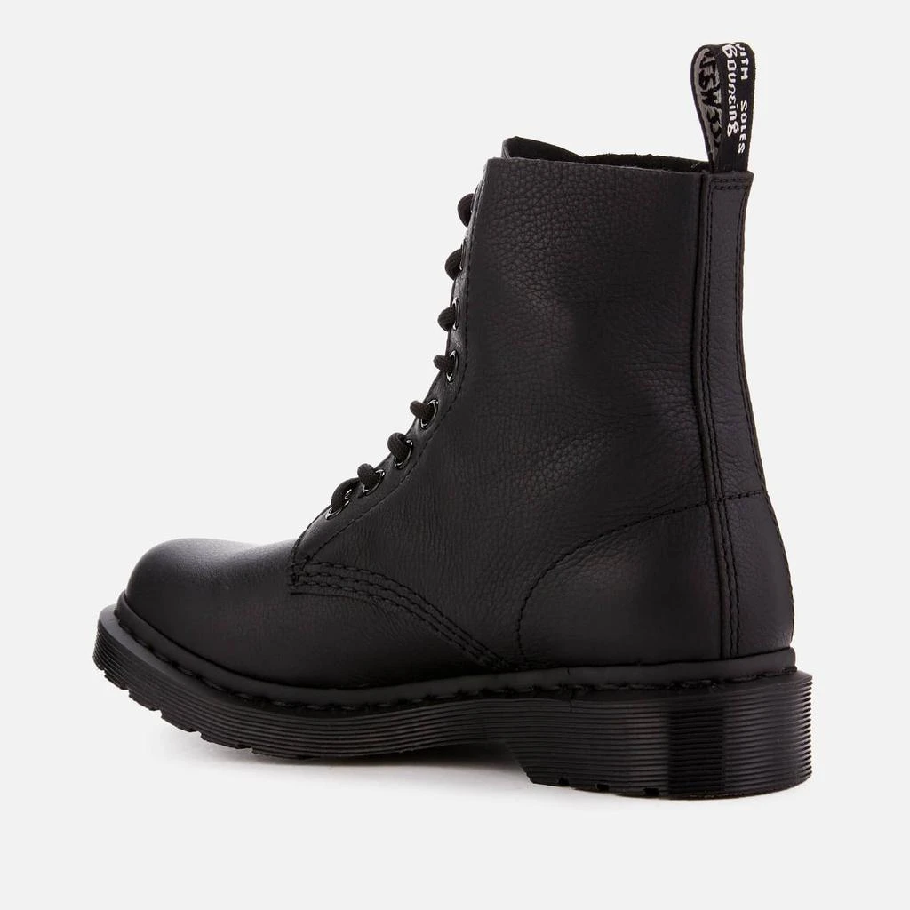 商品Dr. Martens|Dr. Martens Women's 1460 Pascal Virginia Leather 8-Eye Boots - Black Mono,价格¥1121,第3张图片详细描述