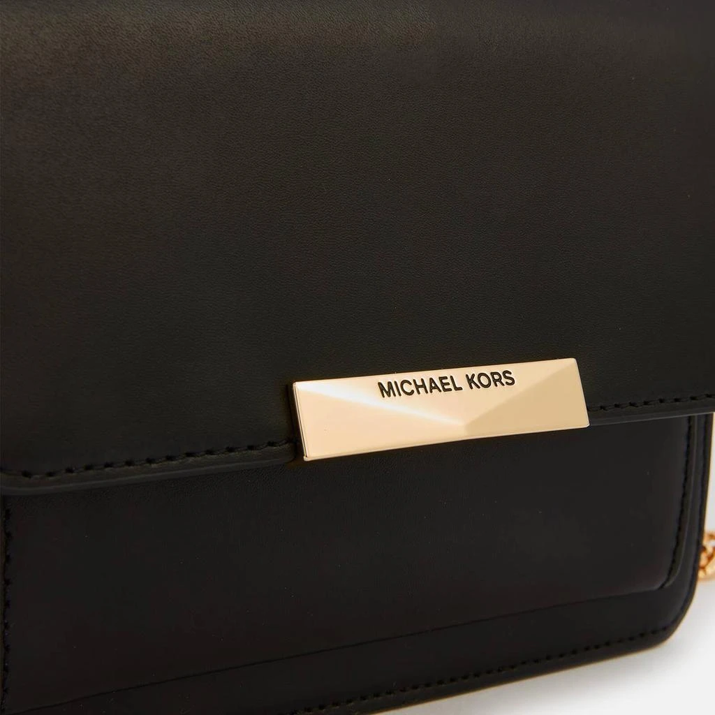 商品Michael Kors|MICHAEL Michael Kors Women's Jade Gusset Cross Body Bag - Black,价格¥1317,第4张图片详细描述