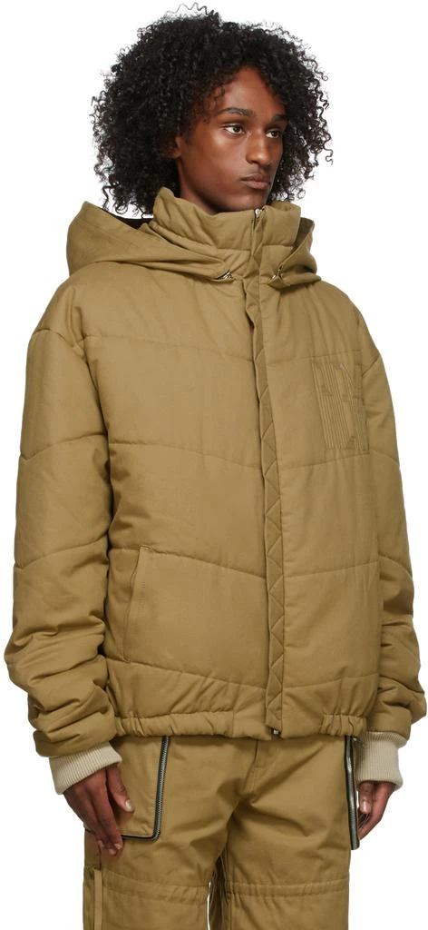 商品Phlemuns|SSENSE Exclusive Beige Emboss Stitch Puffer Jacket,价格¥2027,第2张图片详细描述