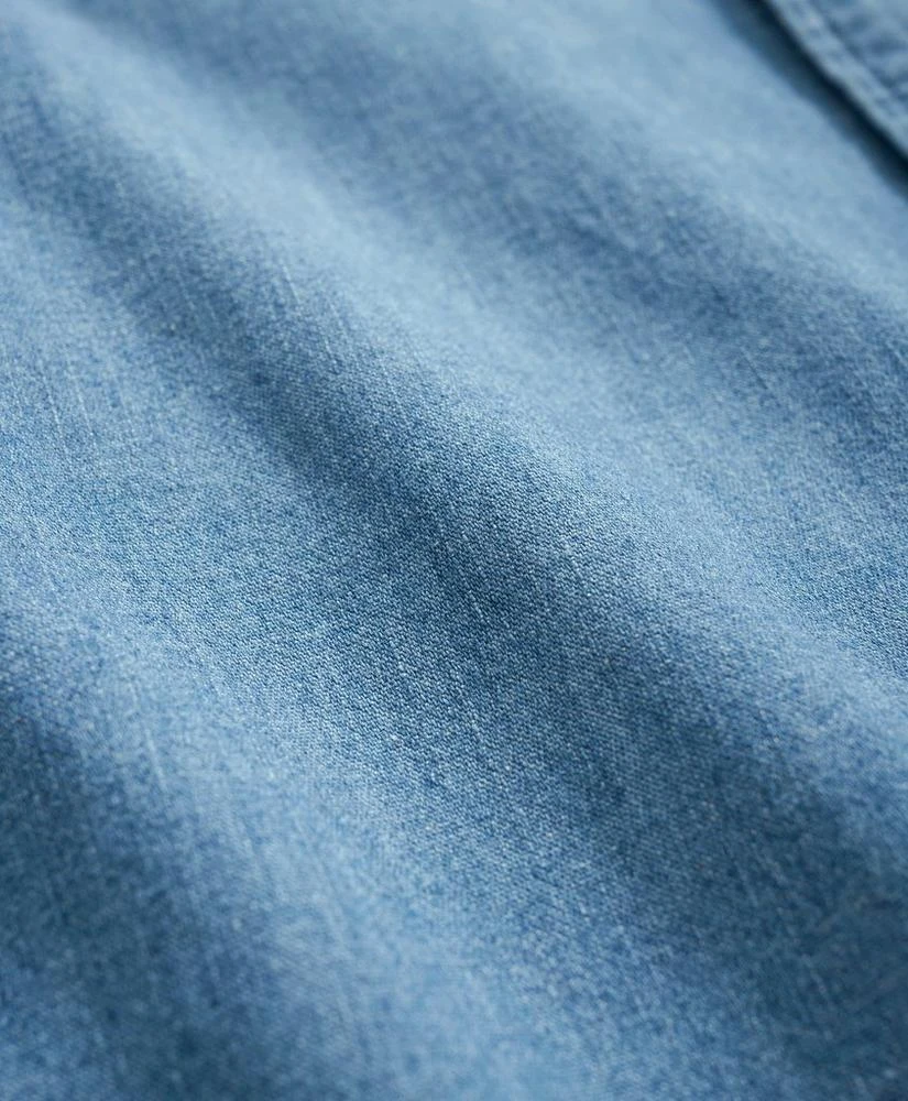 商品Brooks Brothers|日式弹力牛仔衬衫,价格¥489,第3张图片详细描述