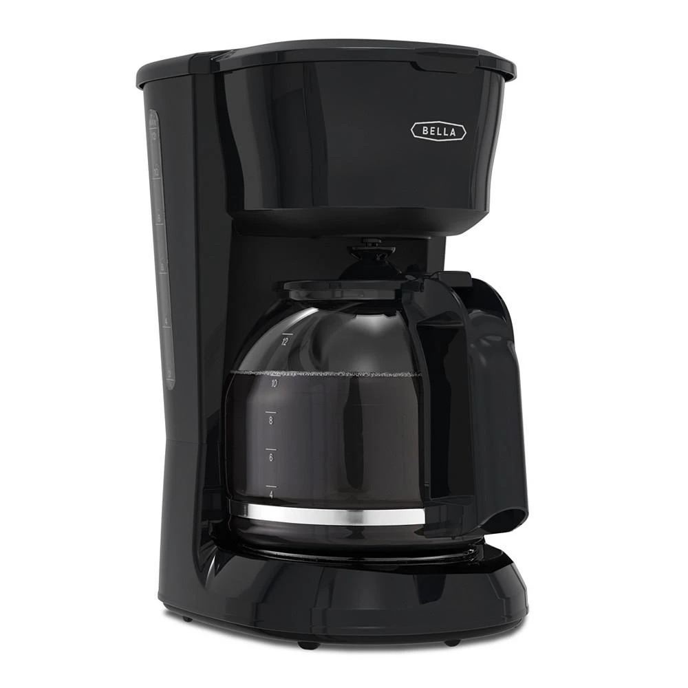商品Bella|12-Cup Glass-Carafe Black Drip Coffee Maker,价格¥75,第2张图片详细描述
