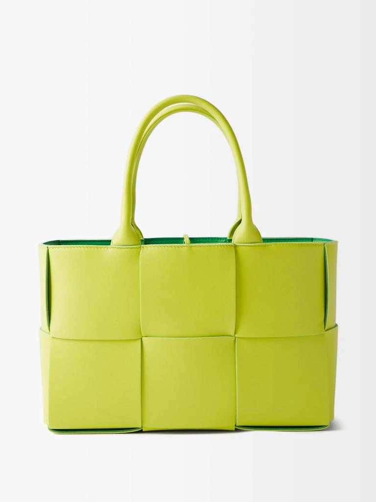 商品Bottega Veneta|Arco small Intrecciato-leather tote bag,价格¥23931,第1张图片