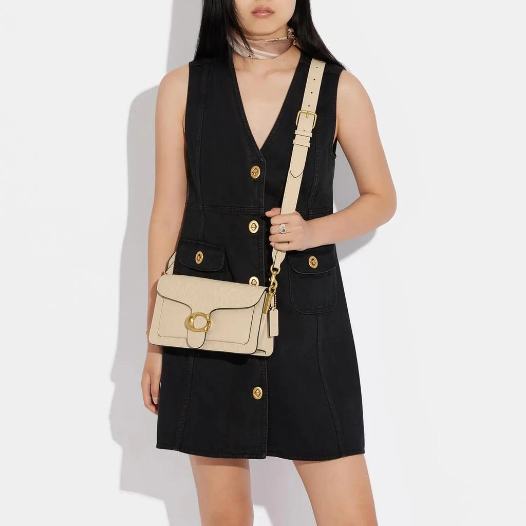 商品Coach|Coach Tabby 26 Signature Leather Shoulder Bag,价格¥4611,第2张图片详细描述