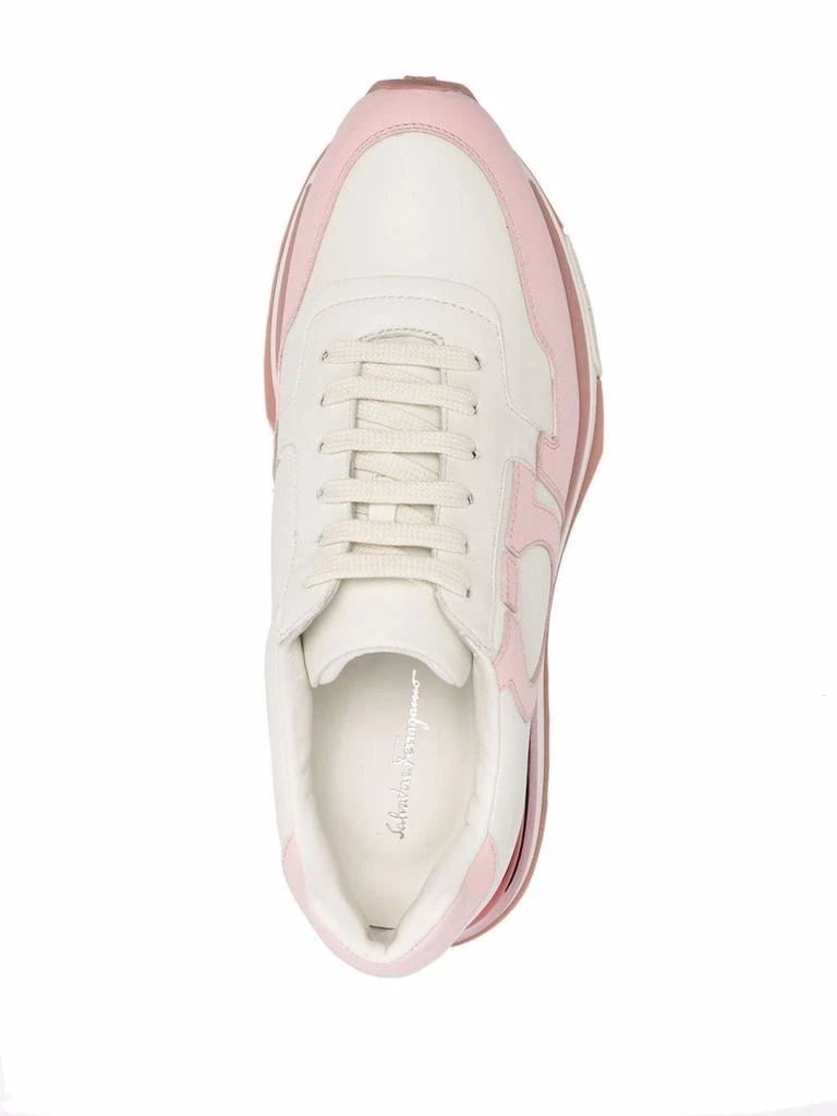 商品Salvatore Ferragamo|Salvatore ferragamo women's pink leather sneakers,价格¥6049,第4张图片详细描述