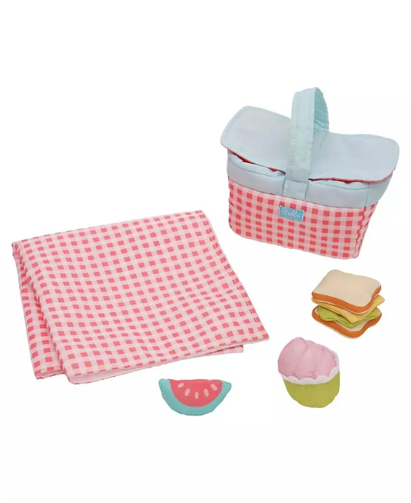 商品Redbox|Manhattan Toy Company Stella Collection Picnic Baby Doll Play Set, 5 Piece,价格¥236,第1张图片