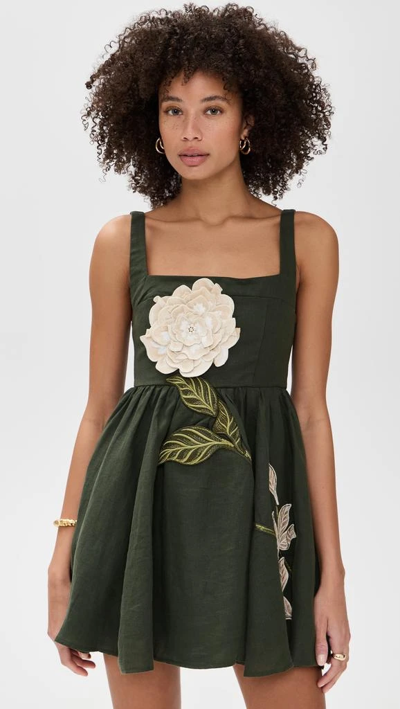 商品Agua by Agua Bendita|Hierbabuena Gardenia Cover Up Dress,价格¥5649,第1张图片