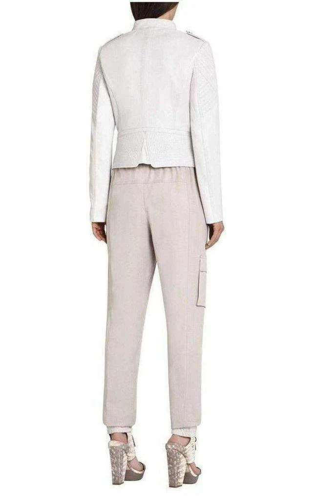 商品BCBG|Jennifer Leather Asymmetrical Zipper Moto Jacket,价格¥1300,第2张图片详细描述