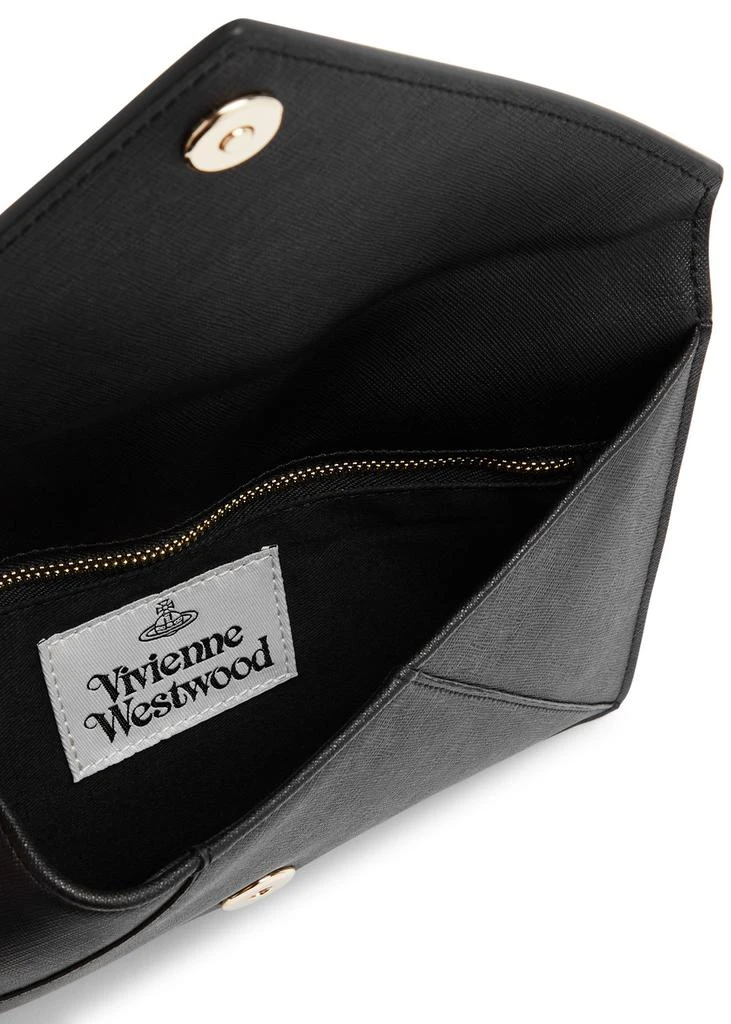 商品Vivienne Westwood|Envelope leather clutch,价格¥1982,第4张图片详细描述