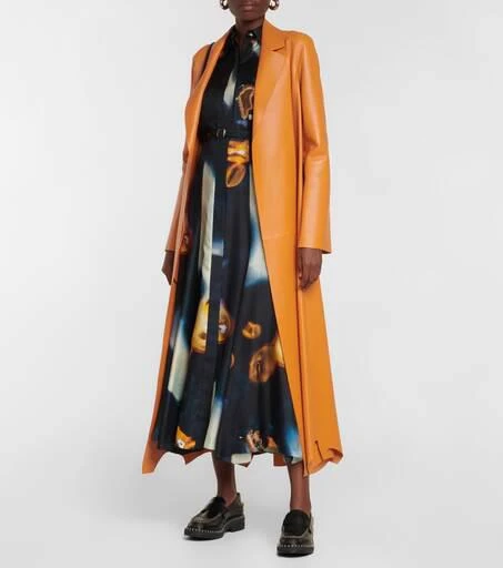 商品Chloé|Noua锁缝皮革乐福鞋,价格¥7357,第2张图片详细描述