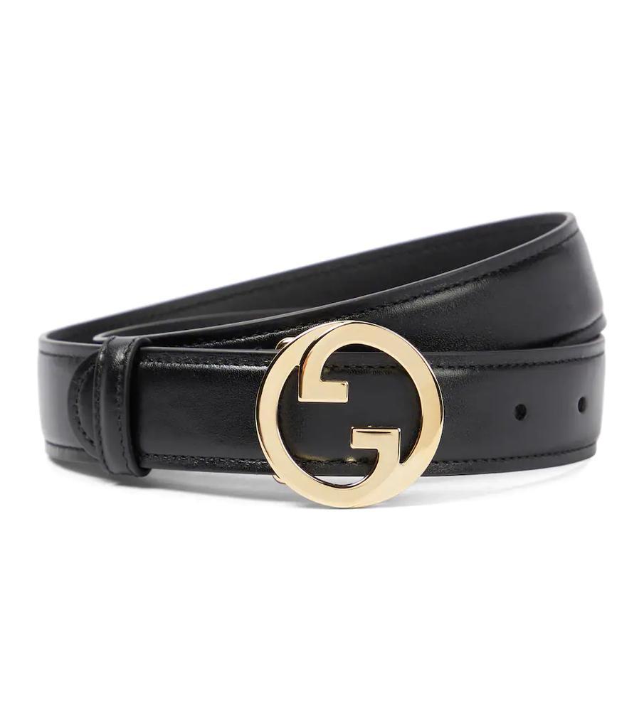 商品Gucci|GG leather belt,价格¥2877,第1张图片