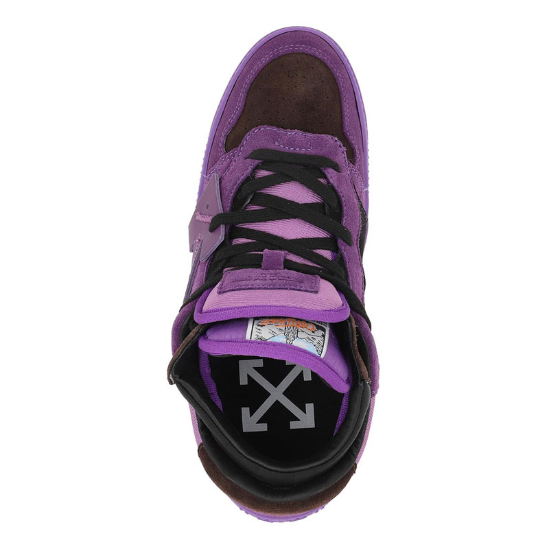 女紫低帮标志箭头帆布鞋 OWIA181S20LEA002-3535（澳门仓发货）商品第4张图片规格展示