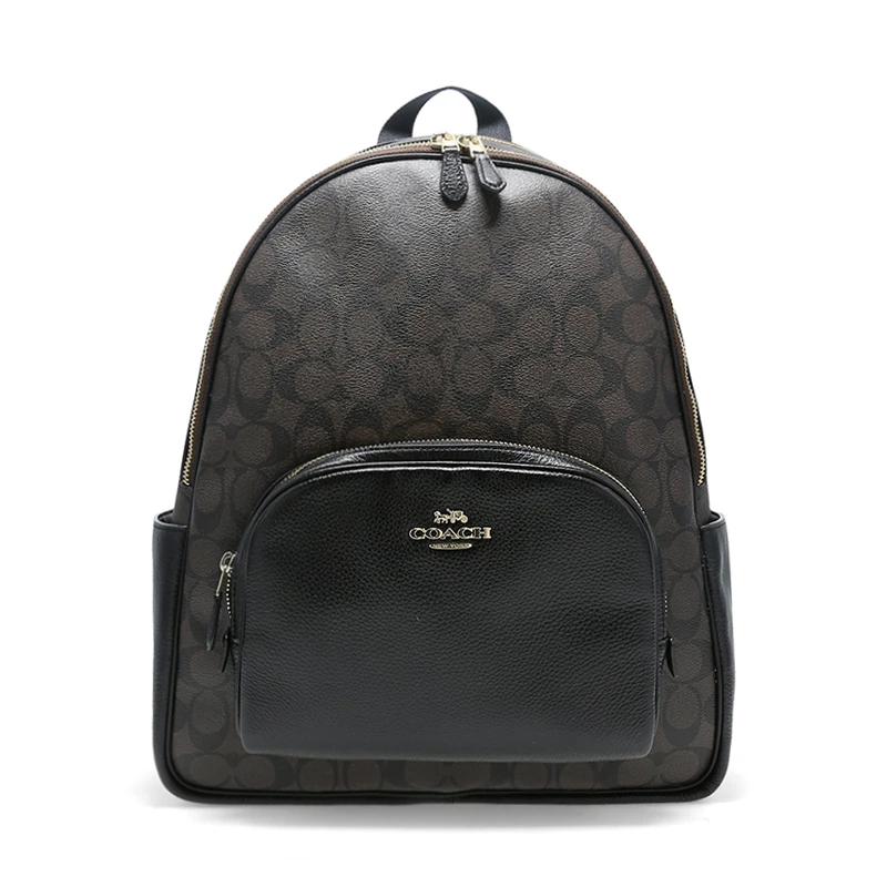 商品Coach|蔻驰女包经典标志COURT双肩包,价格¥2055,第1张图片