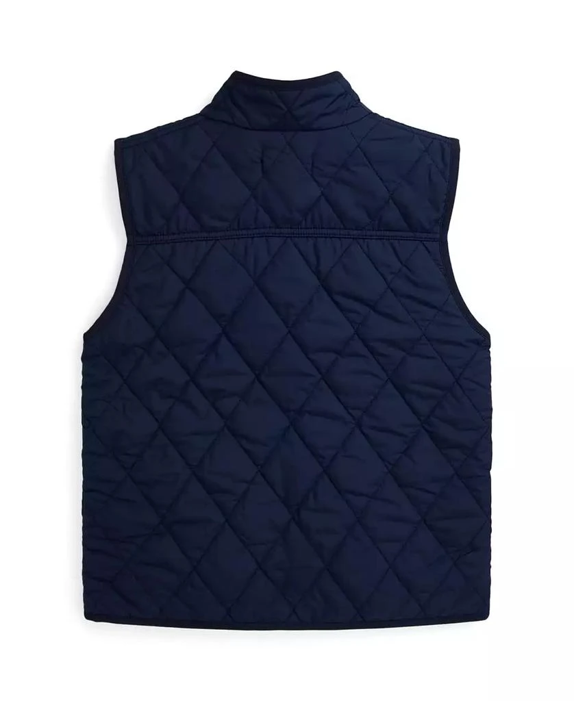 商品Ralph Lauren|Big Boys Quilted Fleece-Lined Vest,价格¥520,第2张图片详细描述