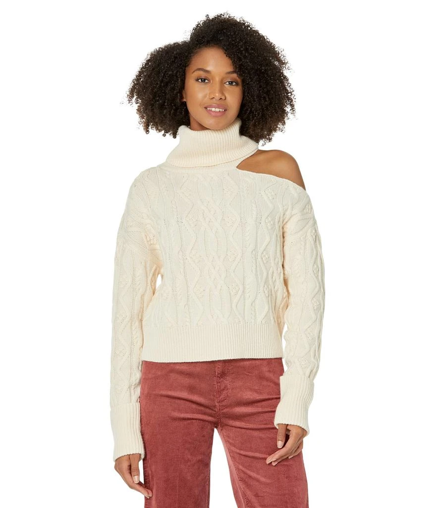 商品Paige|Cropped Cable Knit Raundi,价格¥1812,第1张图片