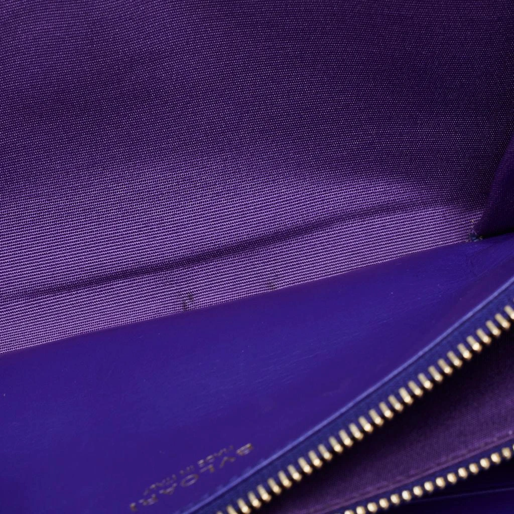 商品[二手商品] BVLGARI|Bvlgari Blue Leather Isabella Rossellini Continental Wallet,价格¥1045,第3张图片详细描述