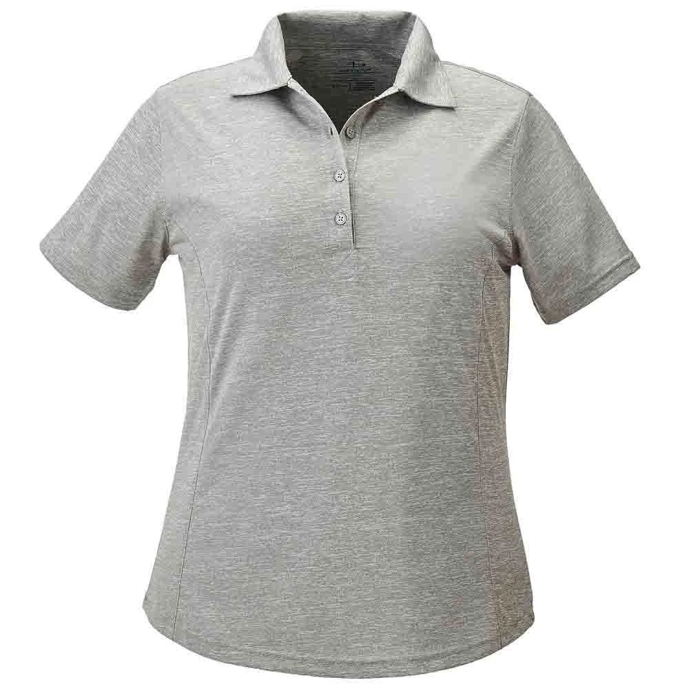 商品Page & Tuttle|Solid Heather Short Sleeve Polo Shirt,价格¥190,第1张图片
