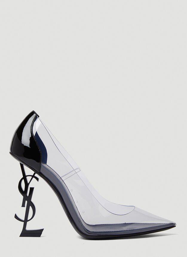商品Yves Saint Laurent|Opyum Logo High Heels in Black,价格¥10170,第1张图片