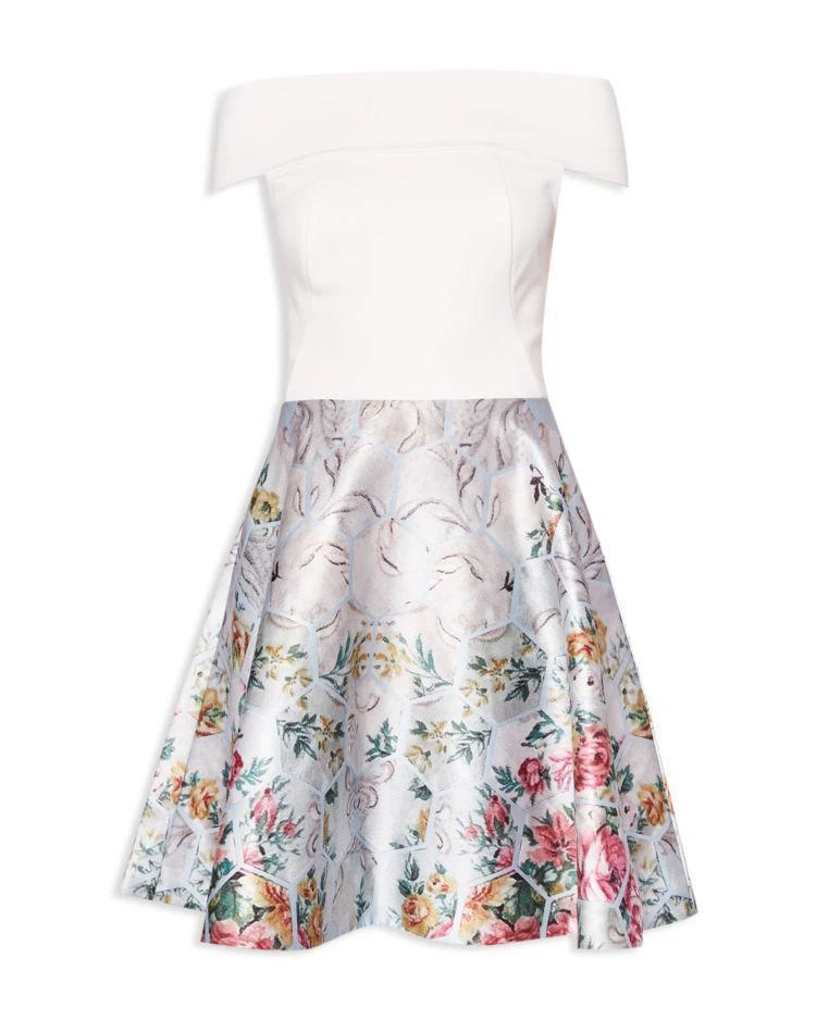 商品Ted Baker London|Atisana Patchwork Off-the-Shoulder Dress,价格¥1170,第5张图片详细描述