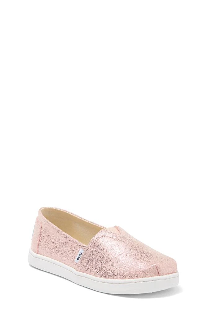 商品TOMS|Kids' Belmont Rose Crackle Foil Slip-On Sneaker,价格¥169,第1张图片