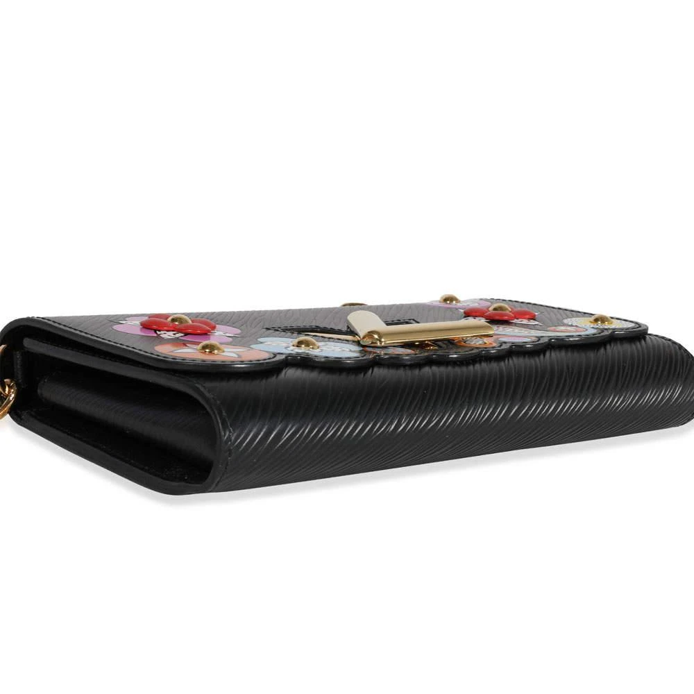 Louis Vuitton Black Epi Leather Blooming Flowers Twist Wallet on Chain 商品