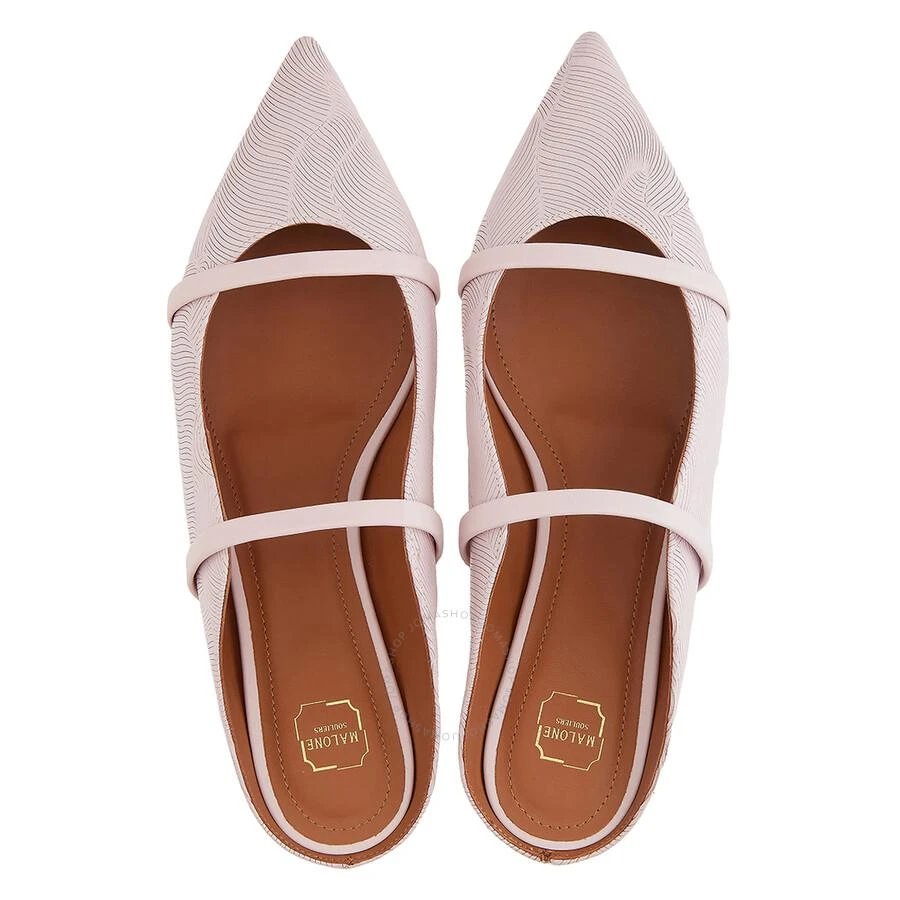 商品Malone Souliers|Ladies Lilac Pink / Lilac Pink Maureen Leather Flat,价格¥1171,第3张图片详细描述