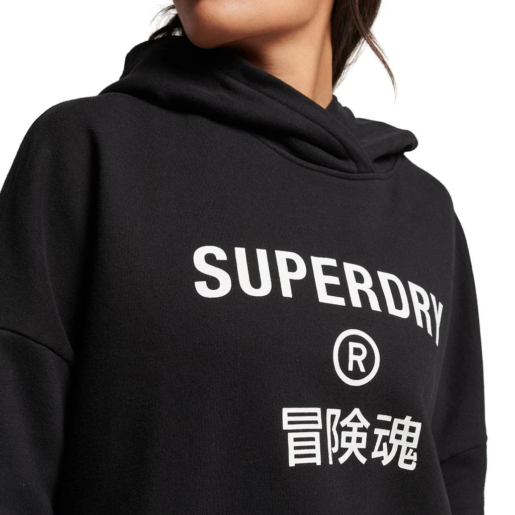 商品Superdry|Superdry Women's Code Core Sport Crop Box Hood,价格¥280,第5张图片详细描述