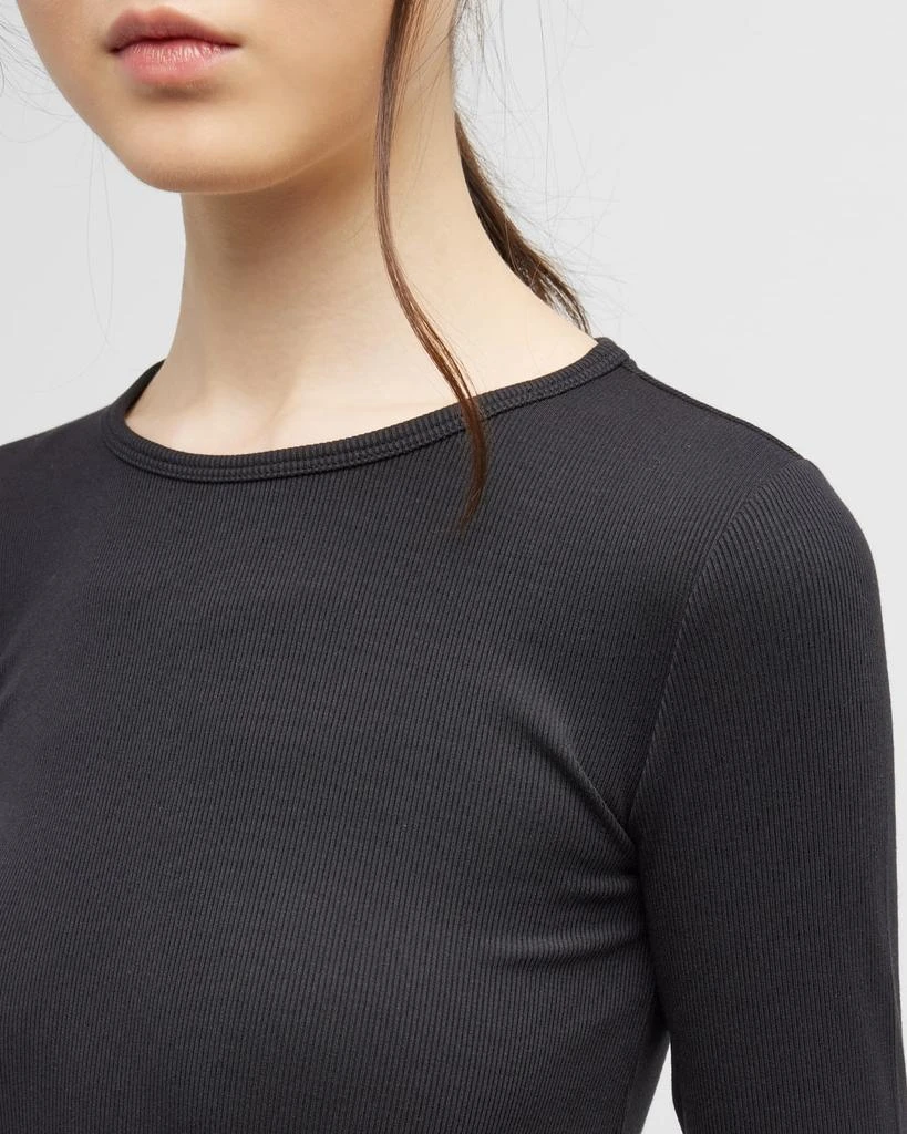 Elbow-Sleeve Crewneck T-Shirt 商品