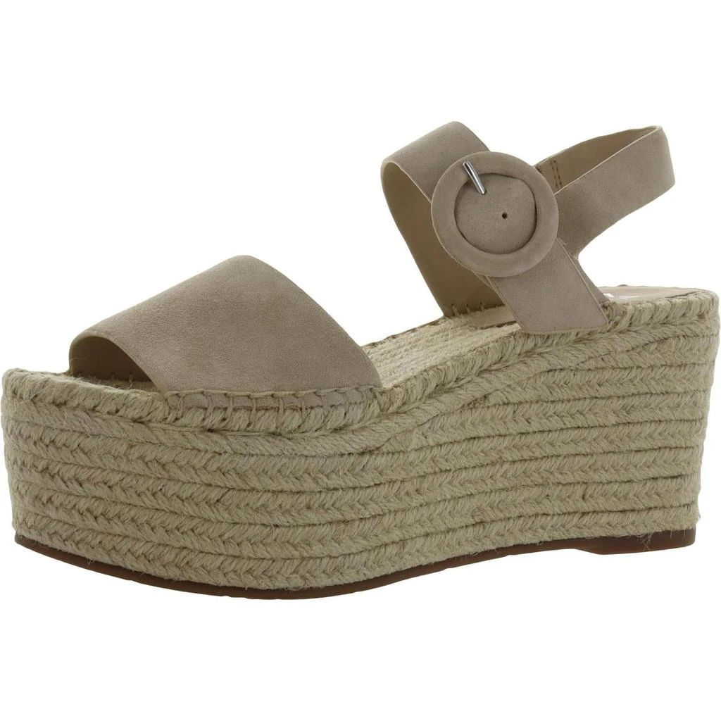 商品Marc Fisher|Marc Fisher LTD Womens Rex Suede Ankle Wedge Sandals,价格¥131,第2张图片详细描述