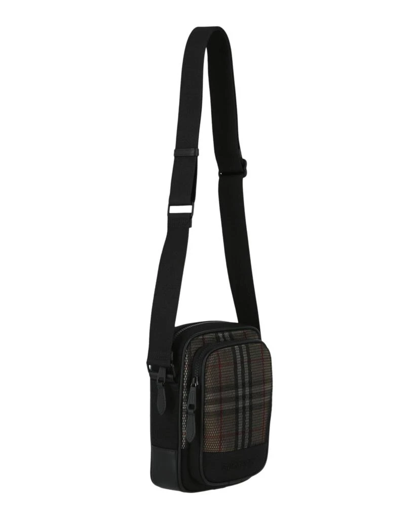 商品Burberry|Check Print Mesh Crossbody Bag,价格¥5261,第4张图片详细描述