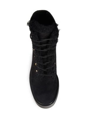 Henley Chill Suede & Shearling Combat Boots 商品