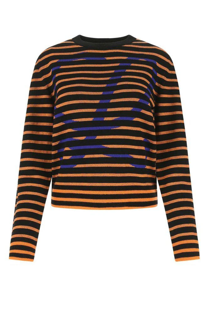 商品Loewe|Loewe Motif Detailed Striped Crewneck Sweater,价格¥3215,第1张图片