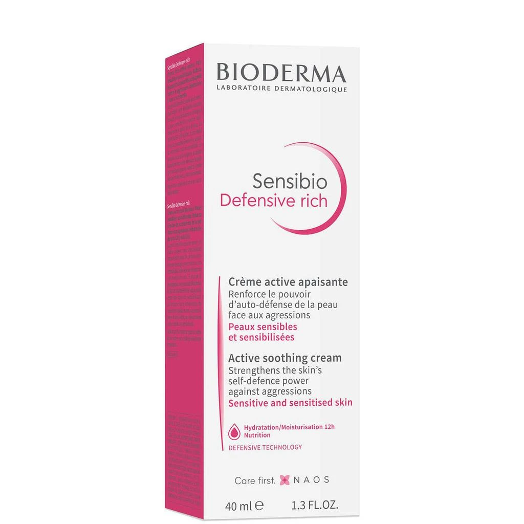 商品Bioderma|Bioderma Sensibio Defensive Rich Active Soothing Cream 40ml,价格¥235,第3张图片详细描述