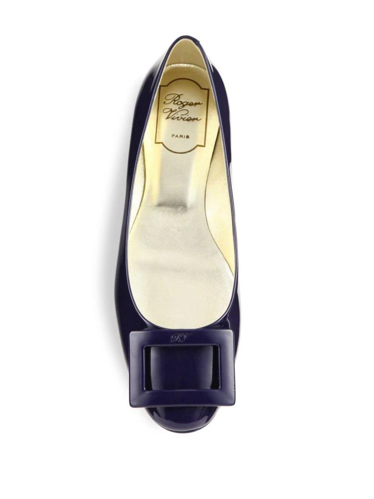 商品Roger Vivier|Roger Vivier - Gommette Patent Leather Ballet Flats,价格¥4130,第4张图片详细描述