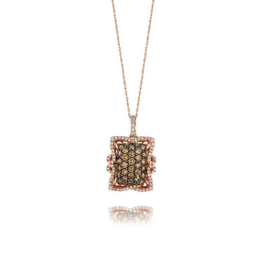 商品Le Vian|Ladies' Chocolate Diamonds Fashion Pendant in 14k Strawberry Gold,价格¥10667,第1张图片