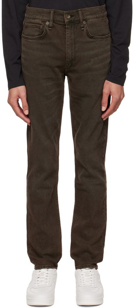 商品Rag & Bone|Brown Fit 2 Slim Jeans,价格¥1904,第1张图片