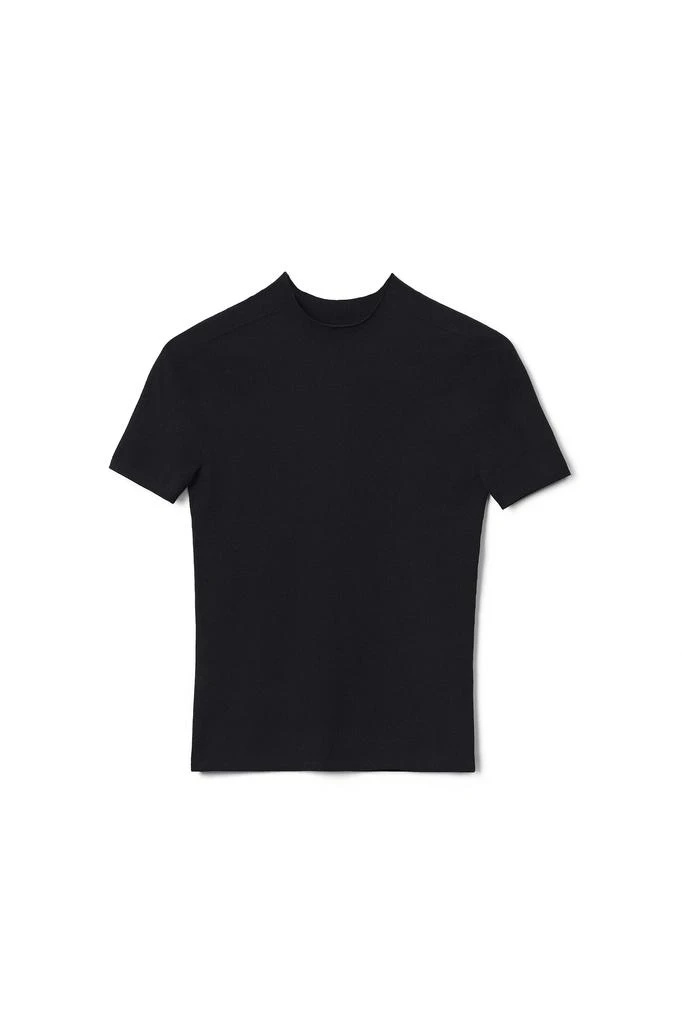 商品Alexander Wang|CREWNECK TEE IN SEAMLESS RIBBED NYLON,价格¥2812,第1张图片