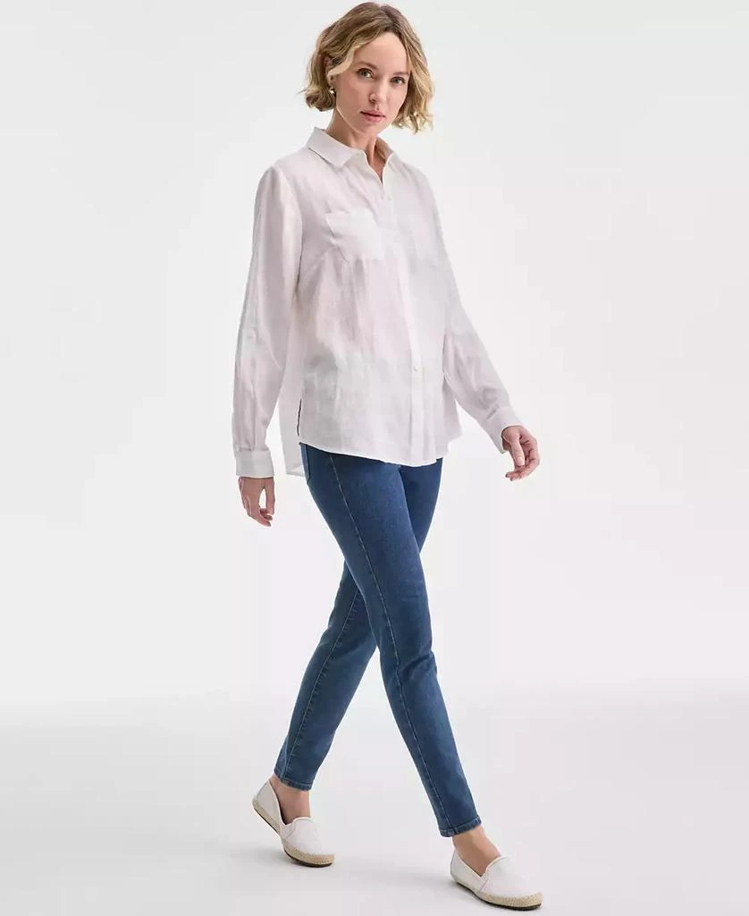 商品Charter Club|Women's 100% Linen Shirt, Created for Macy's,价格¥297,第2张图片详细描述