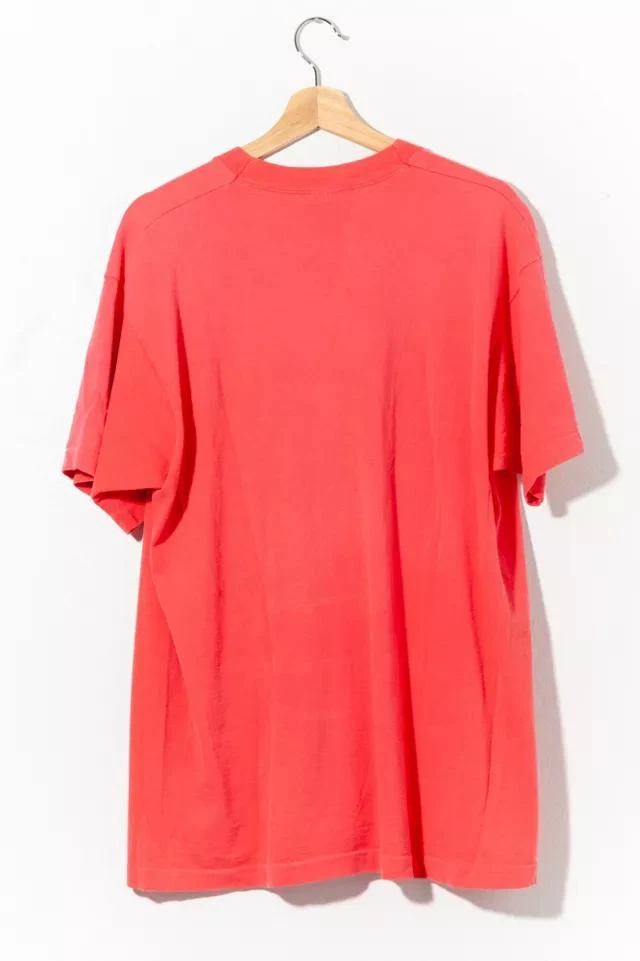 商品Urban Outfitters|Vintage 1990s Blank Single Stitch Pink Pocket Cotton T-Shirt,价格¥529,第2张图片详细描述