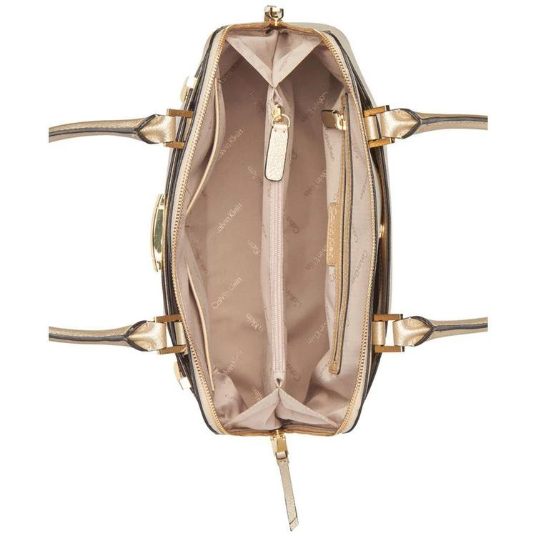 商品Calvin Klein|Brooke Large Dome Satchel,价格¥1021,第4张图片详细描述