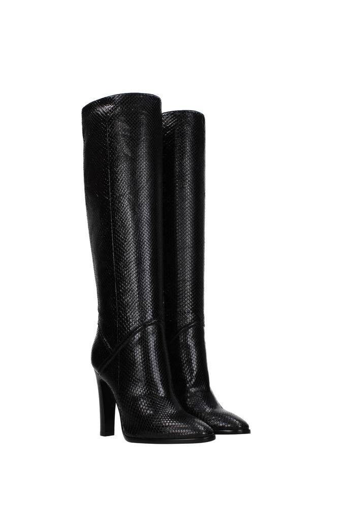 Boots claude Leather Python Black商品第2张图片规格展示