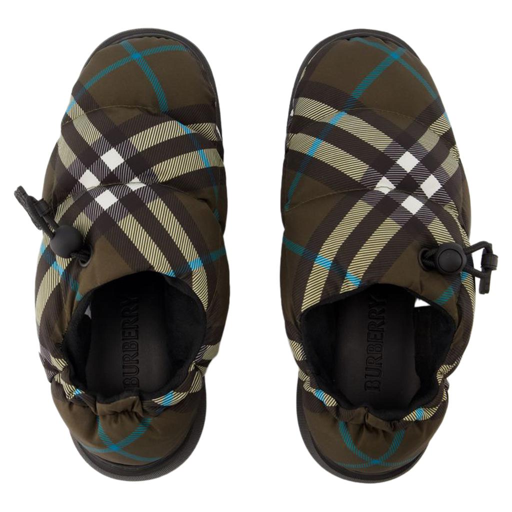 サンダル・ミュール Burberry Pillow Low Mules - Burberry - Nylon - Multicolor Burberry Pillow Low Mules - - Nylon - Multicolor - Slippers