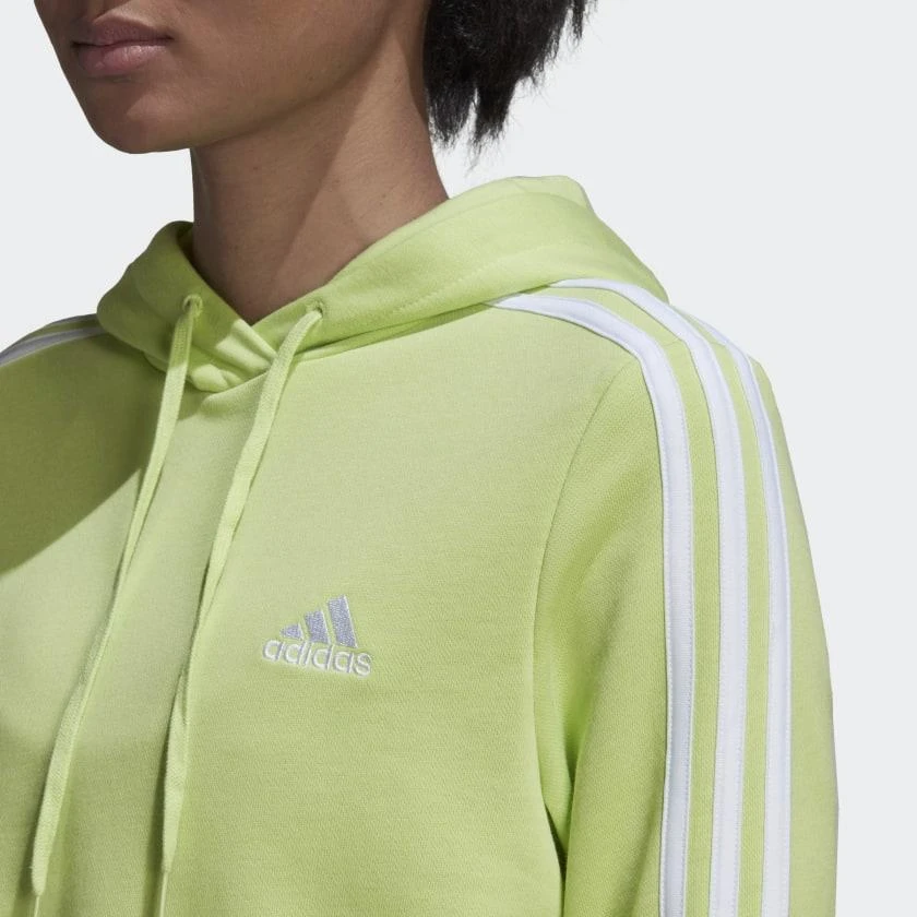 商品Adidas|Women's adidas Essentials 3-Stripes Cropped Hoodie,价格¥252,第5张图片详细描述