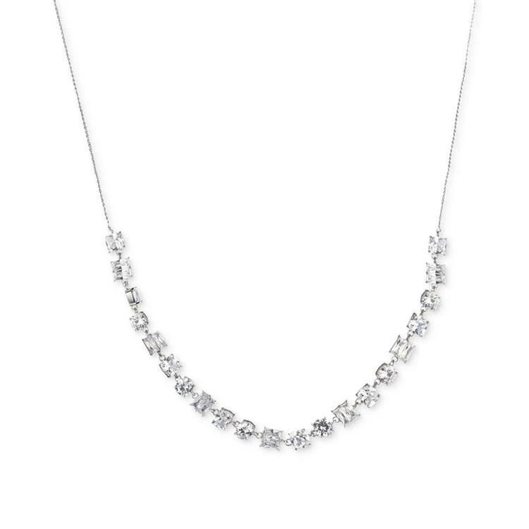 商品Carolee|Silver-Tone Crystal Slider Necklace,价格¥565,第1张图片