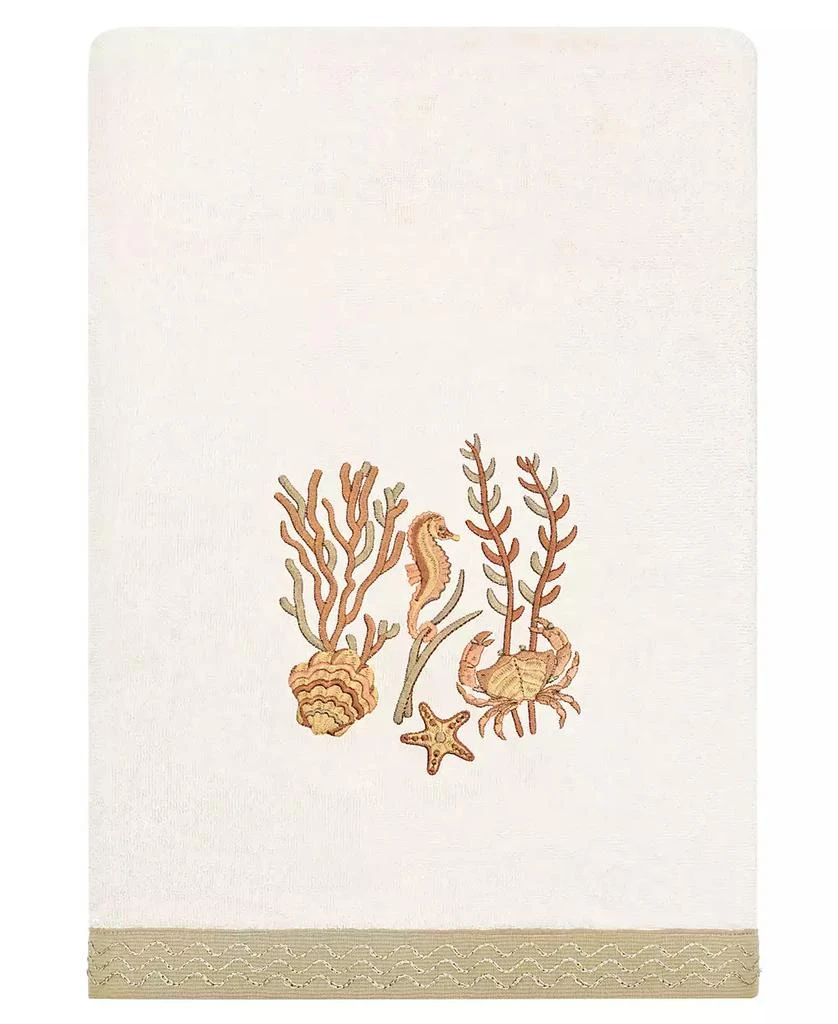 商品Linum Home Textiles|Turkish Cotton Aaron Embellished 3-Pc. Bath Towel Set,价格¥260,第2张图片详细描述