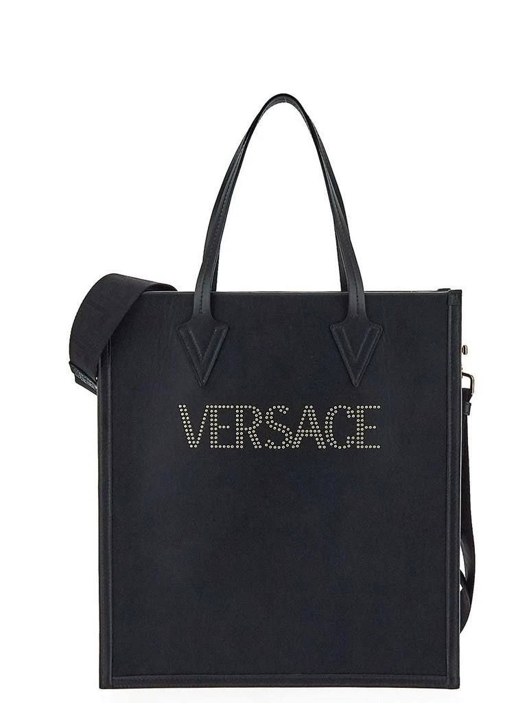 商品Versace|Studded Logo Tote Bag,价格¥11355,第1张图片