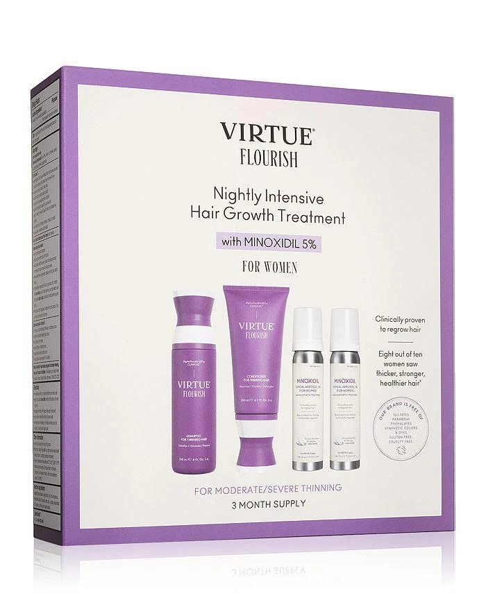 商品VIRTUE|Flourish Nightly Intensive Hair Growth Treatment - 90 Days,价格¥986,第1张图片