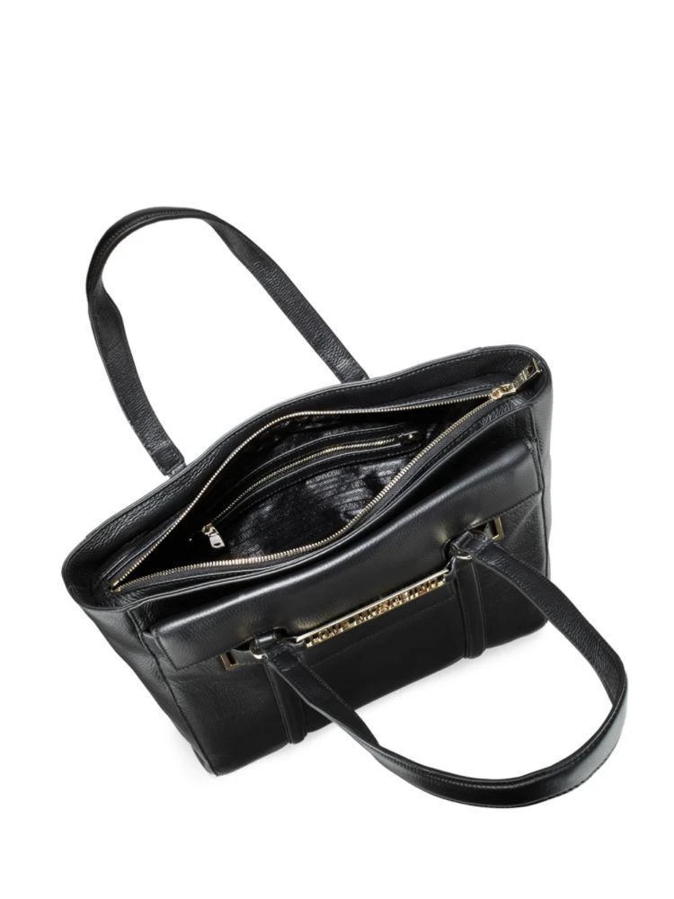 商品Moschino|Zippered Leather Tote,价格¥1651,第2张图片详细描述