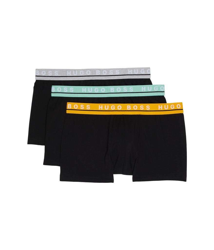 商品Hugo Boss|Trunks 3-Pack Stretch Cotton,价格¥201-¥225,第1张图片